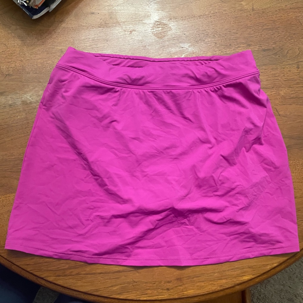Lands' End Magenta Athletic Swim Bottom